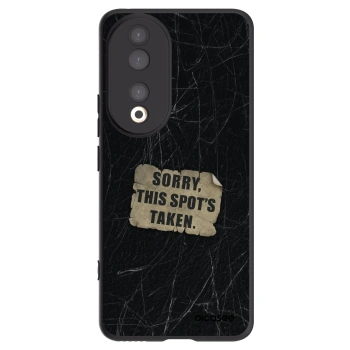 Picasee crna silikonska maskica za Honor 90 5G - SORRY