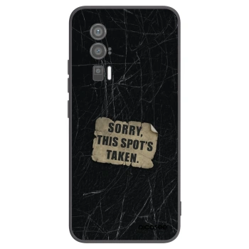 Picasee crna silikonska maskica za Xiaomi Poco F5 Pro 5G - SORRY