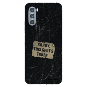 Picasee silikonska prozirna maskica za Motorola Moto G62 - SORRY