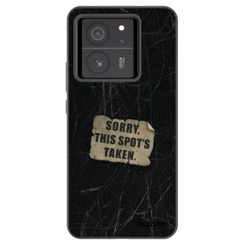 Picasee crna silikonska maskica za Xiaomi 13T - SORRY