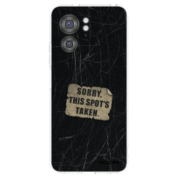 Picasee silikonska prozirna maskica za Motorola Edge 40 - SORRY