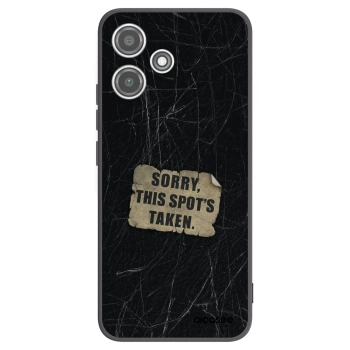 Picasee crna silikonska maskica za Xiaomi Redmi 12 5G - SORRY