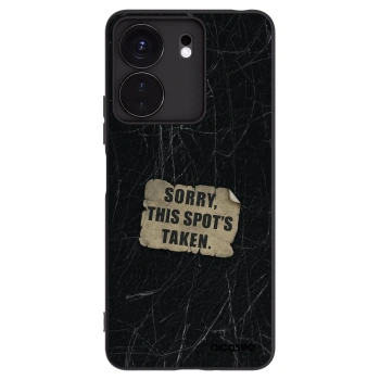 Picasee crna silikonska maskica za Xiaomi Redmi 13C 4G - SORRY