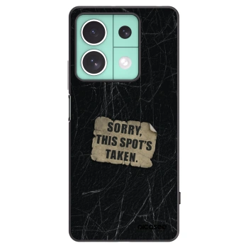 Picasee crna silikonska maskica za Xiaomi Redmi Note 13 5G - SORRY