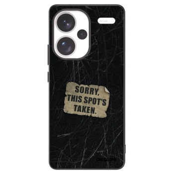 Picasee crna silikonska maskica za Xiaomi Redmi Note 13 Pro+ 5G - SORRY