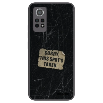 Picasee crna silikonska maskica za Xiaomi Redmi Note 12 Pro 4G - SORRY