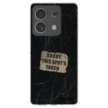 Picasee silikonska prozirna maskica za Xiaomi Redmi Note 13 4G - SORRY