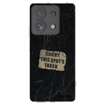 Picasee silikonska prozirna maskica za Xiaomi Redmi Note 13 Pro 4G - SORRY