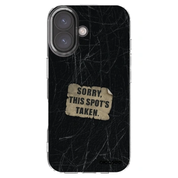 Picasee silikonska prozirna maskica za Apple iPhone 16 - SORRY