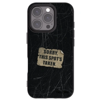 Picasee crna silikonska maskica za Apple iPhone 16 Pro - SORRY