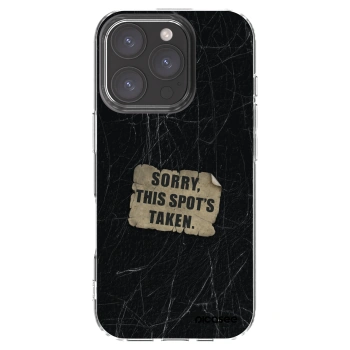 Picasee silikonska prozirna maskica za Apple iPhone 16 Pro - SORRY
