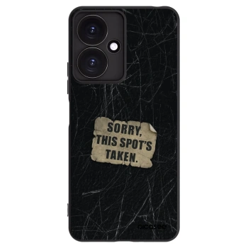 Picasee crna silikonska maskica za Xiaomi Redmi 13C 5G - SORRY
