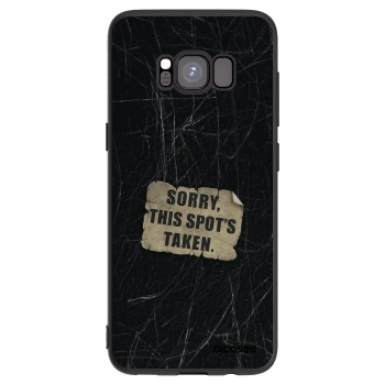 Picasee crna silikonska maskica za Samsung Galaxy S8 G950F - SORRY