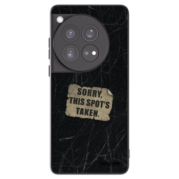 Picasee crna silikonska maskica za OnePlus 12 5G - SORRY