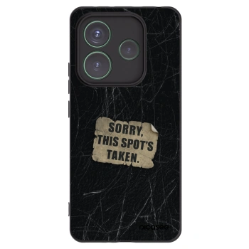 Picasee crna silikonska maskica za Xiaomi Redmi Note 14 5G - SORRY