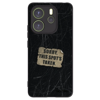 Picasee crna silikonska maskica za Xiaomi Redmi Note 14 4G - SORRY