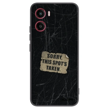 Picasee crna silikonska maskica za Motorola Moto G05 - SORRY
