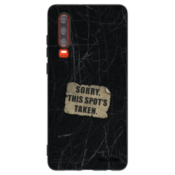 Picasee crna silikonska maskica za Huawei P30 - SORRY