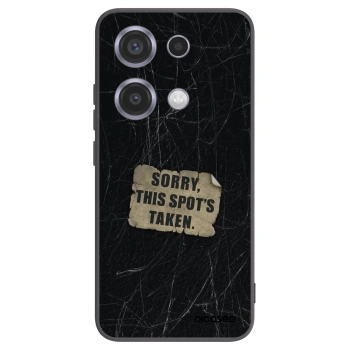 Picasee crna silikonska maskica za Xiaomi Redmi Note 14S - SORRY