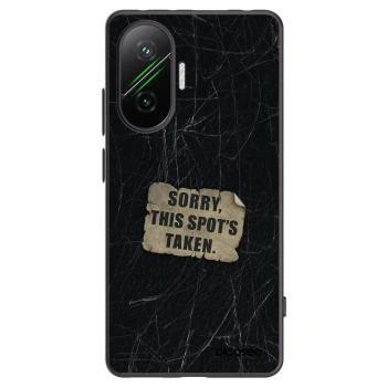 Picasee crna silikonska maskica za Xiaomi Poco F7 5G - SORRY