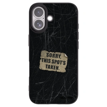 Picasee crna silikonska maskica za Apple iPhone 17 - SORRY