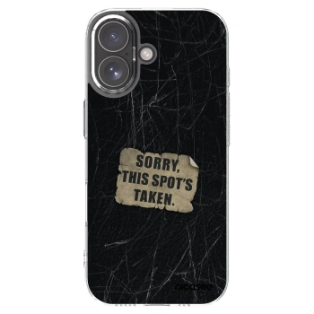 Picasee silikonska prozirna maskica za Apple iPhone 17 - SORRY
