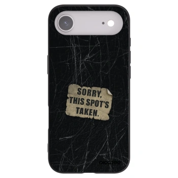 Picasee crna silikonska maskica za Apple iPhone Air - SORRY