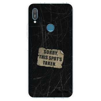 Picasee silikonska prozirna maskica za Huawei Y6 2019 - SORRY