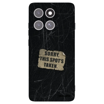 Picasee crna silikonska maskica za Motorola Edge 60 Pro - SORRY