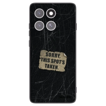 Picasee crna silikonska maskica za Motorola Edge 60 Fusion - SORRY