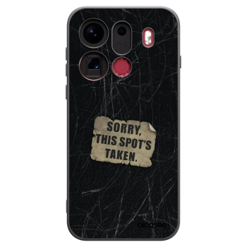 Picasee crna silikonska maskica za OPPO Find X9 Pro - SORRY