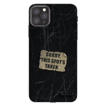 Picasee silikonska prozirna maskica za Apple iPhone 11 Pro Max - SORRY