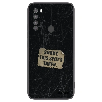 Picasee crna silikonska maskica za Xiaomi Redmi Note 8 - SORRY