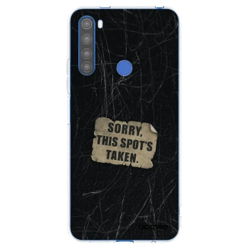Picasee silikonska prozirna maskica za Xiaomi Redmi Note 8T - SORRY