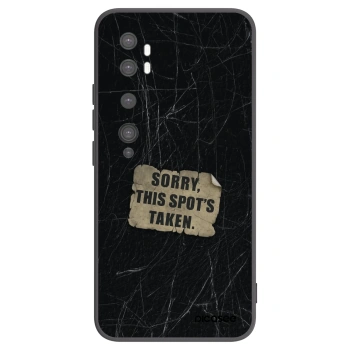Picasee crna silikonska maskica za Xiaomi Mi Note 10 (Pro) - SORRY