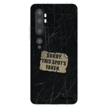 Picasee silikonska prozirna maskica za Xiaomi Mi Note 10 (Pro) - SORRY