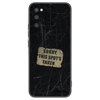 Picasee crna silikonska maskica za Samsung Galaxy S20 G980F - SORRY