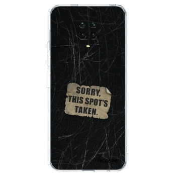 Picasee silikonska prozirna maskica za Xiaomi Redmi Note 9S - SORRY