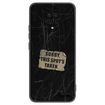 Picasee crna silikonska maskica za Xiaomi Redmi Note 9S - SORRY