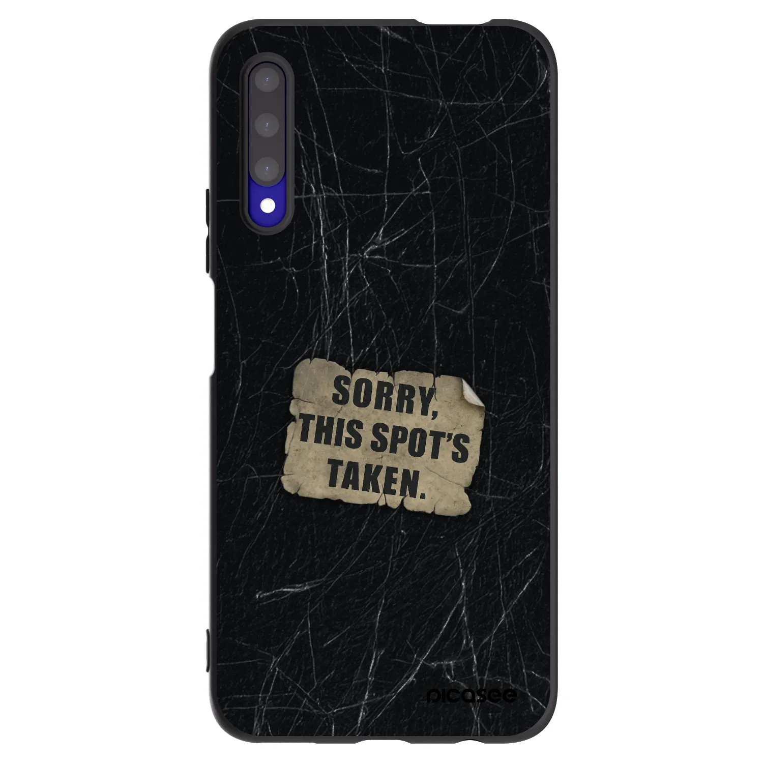 Picasee crna silikonska maskica za Honor 9X Pro - SORRY