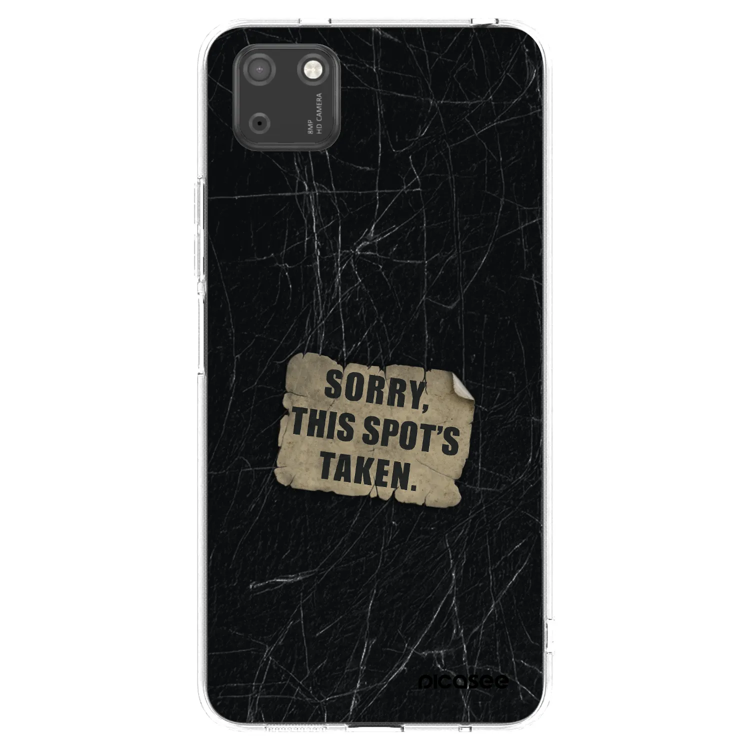 Picasee silikonska prozirna maskica za Huawei Y5P - SORRY