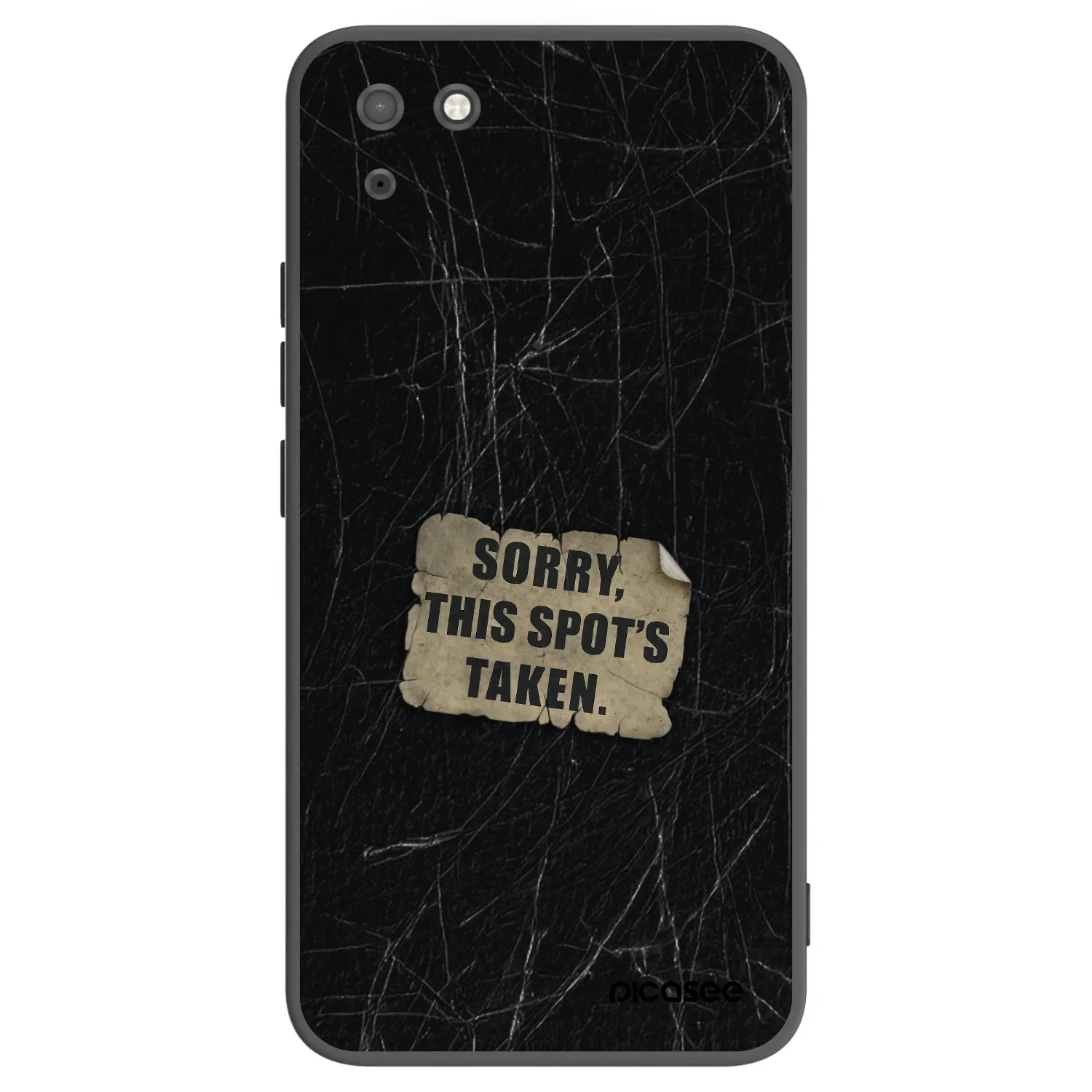 Picasee crna silikonska maskica za Huawei Y5P - SORRY