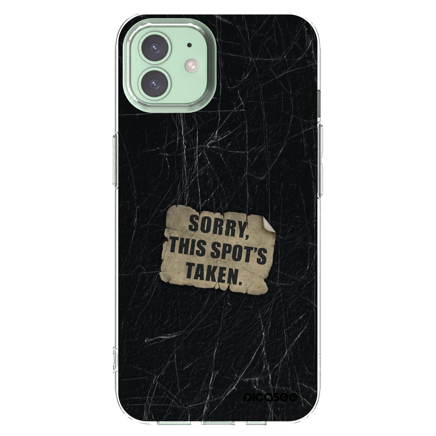 Picasee silikonska prozirna maskica za Apple iPhone 12 - SORRY