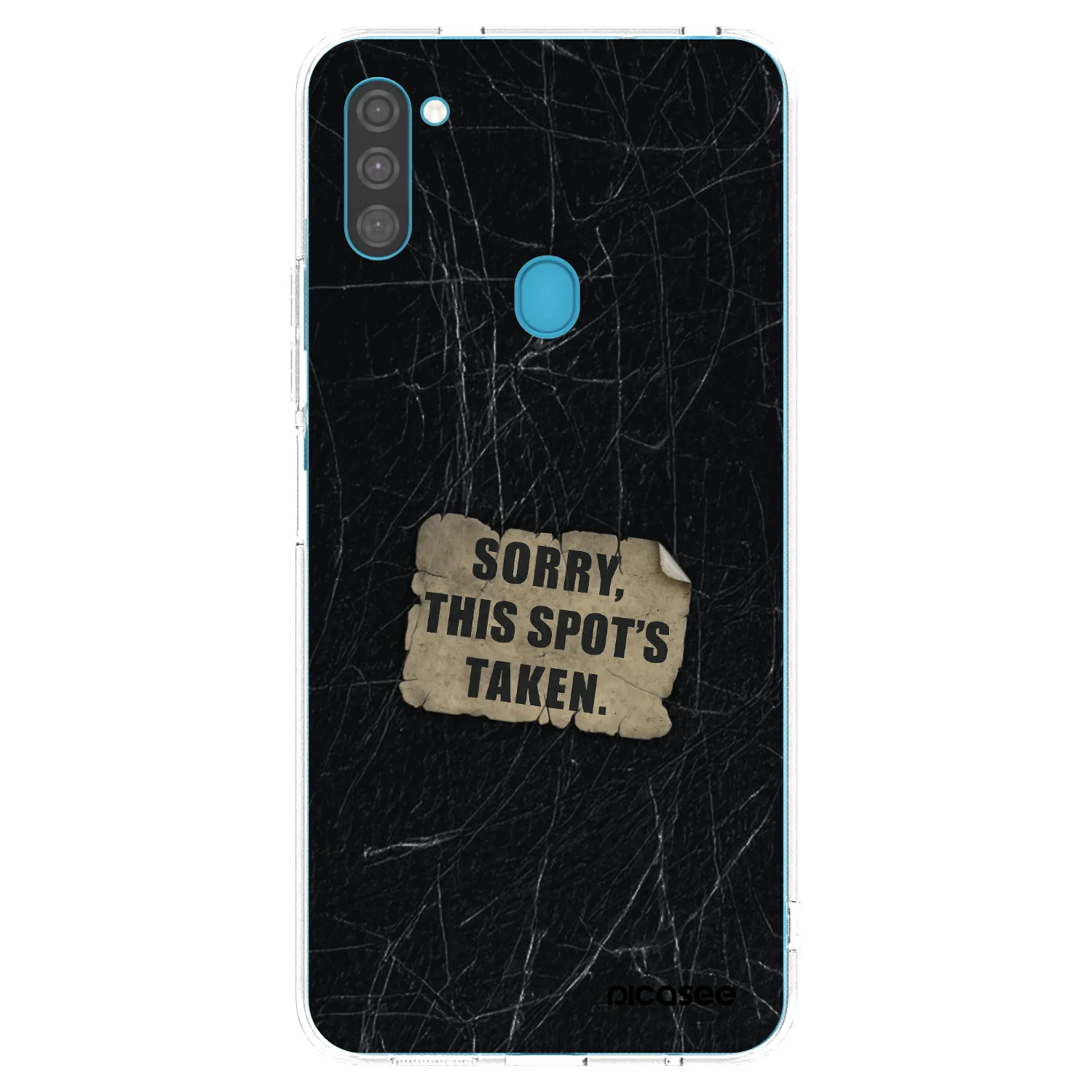 Picasee silikonska prozirna maskica za Samsung Galaxy M11 - SORRY