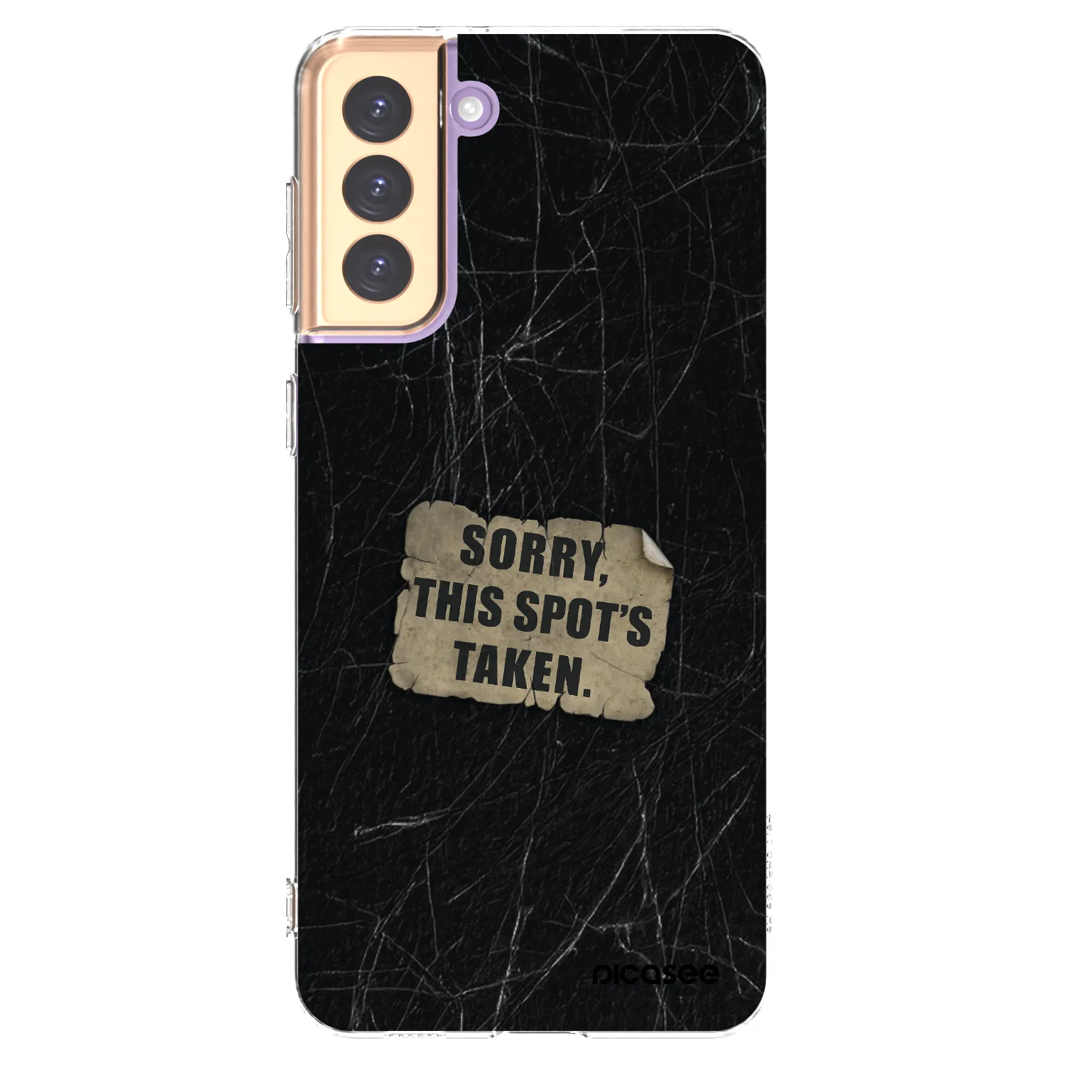 Picasee silikonska prozirna maskica za Samsung Galaxy S21+ 5G G996F - SORRY