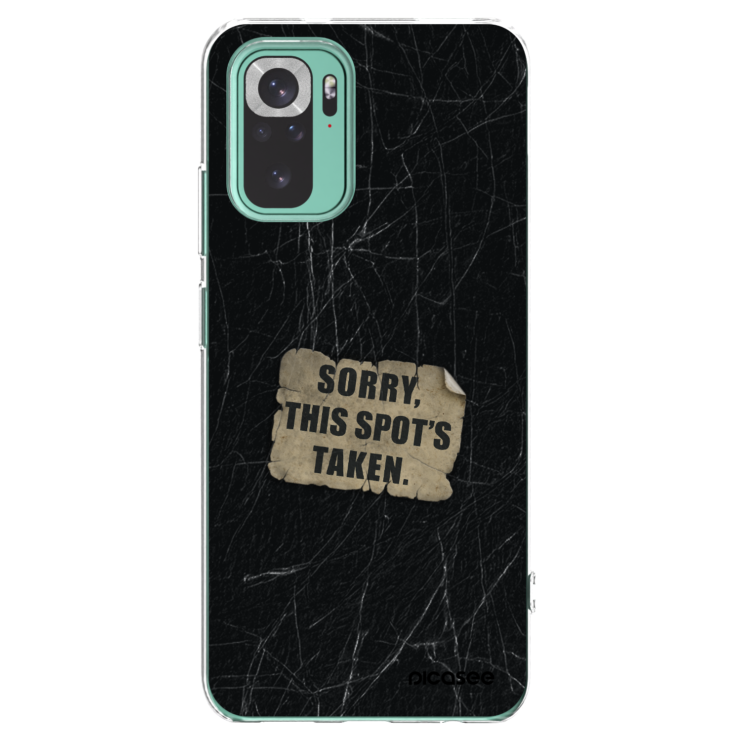 Picasee silikonska prozirna maskica za Xiaomi Redmi Note 10 Pro - SORRY