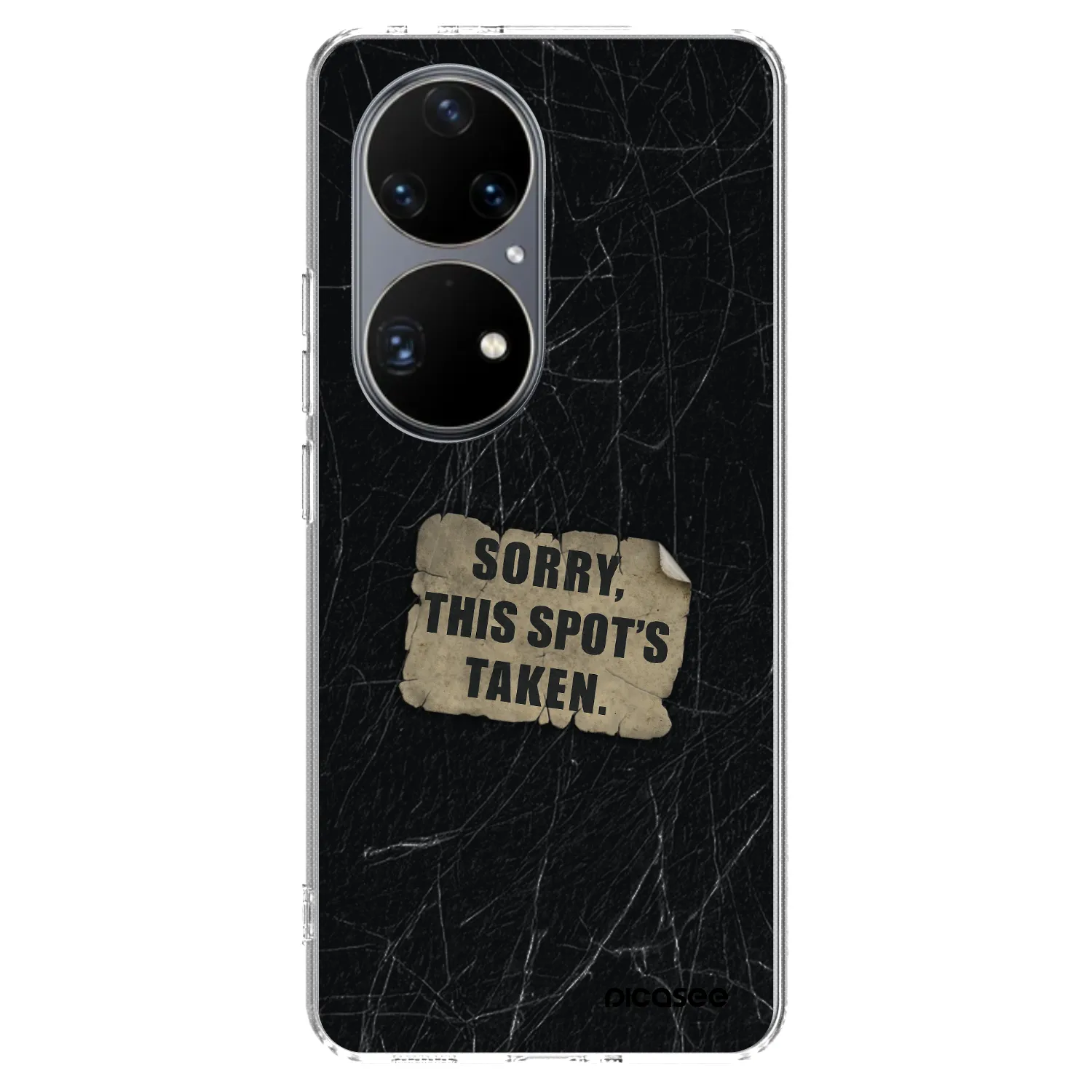 Picasee silikonska prozirna maskica za Huawei P50 - SORRY