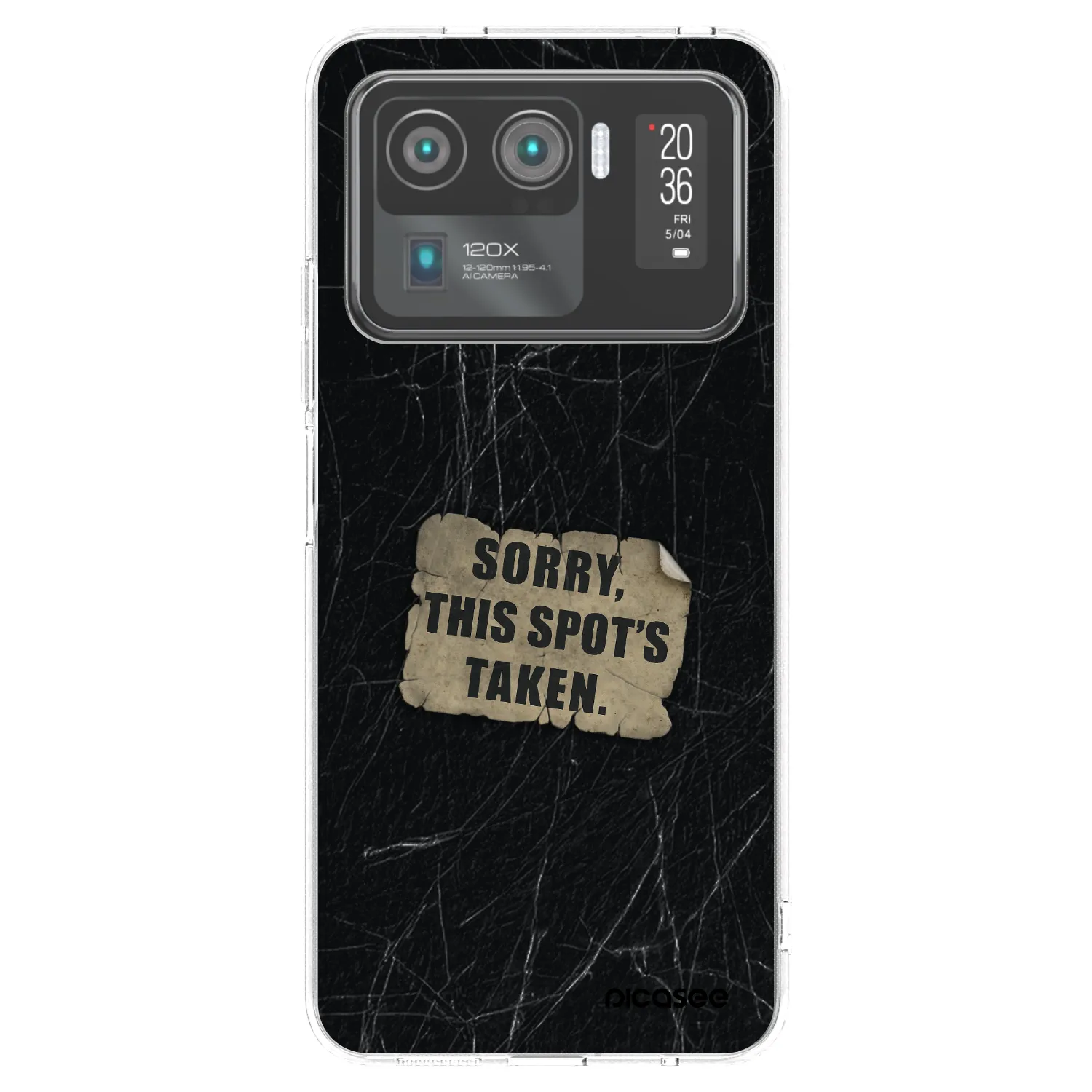 Picasee silikonska prozirna maskica za Xiaomi Mi 11 Ultra - SORRY