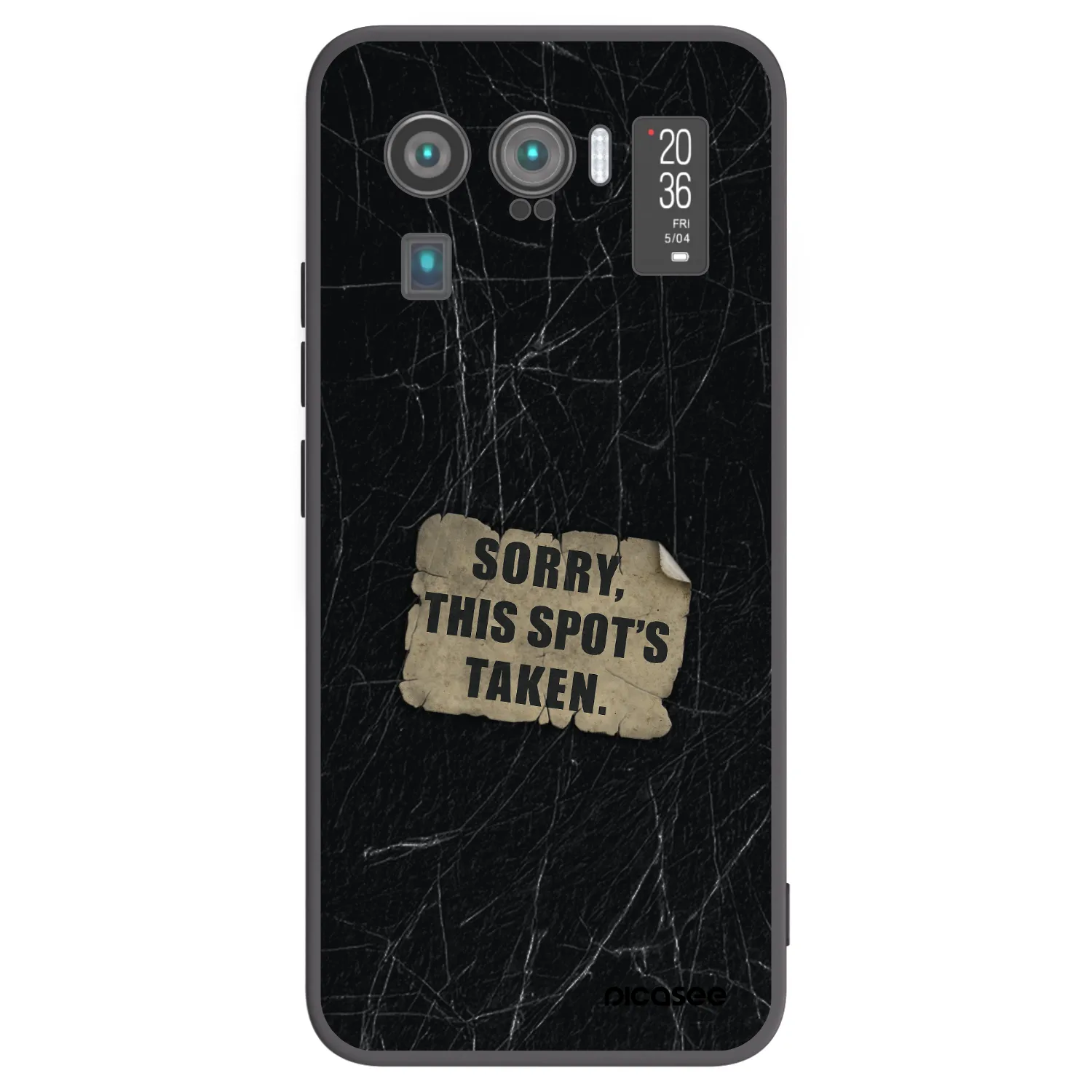 Picasee crna silikonska maskica za Xiaomi Mi 11 Ultra - SORRY