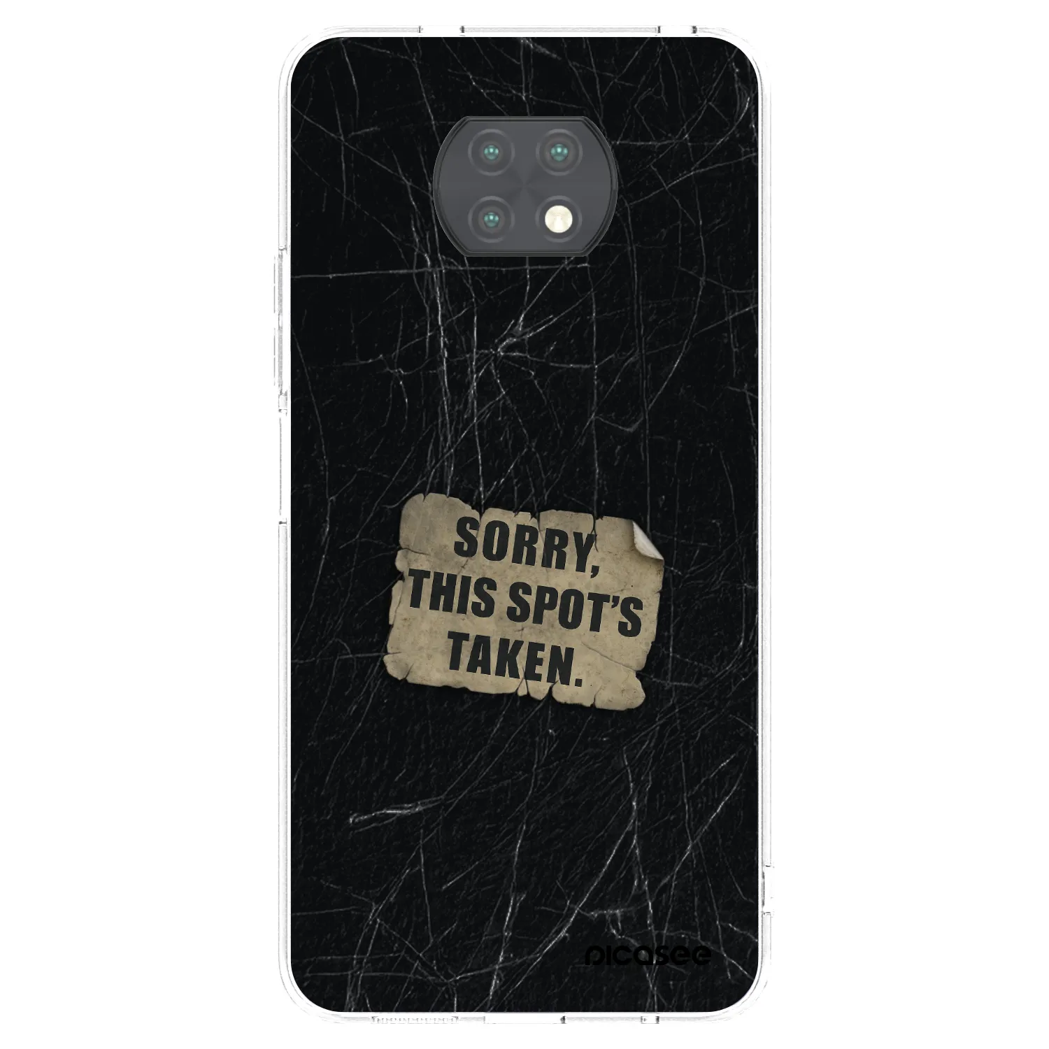 Picasee silikonska prozirna maskica za Xiaomi Redmi Note 9T - SORRY